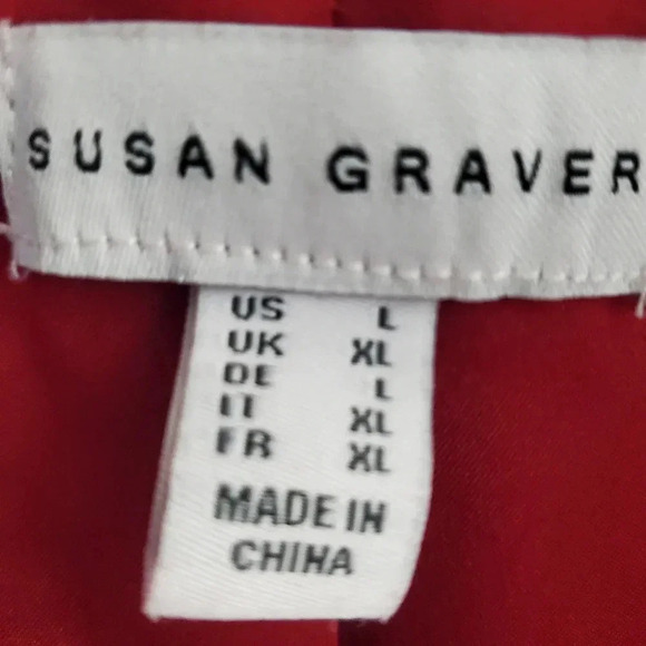 Susan Graver Floral Bomber Jacket - Picture 4 of 8